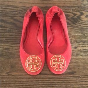 Women’s Tory Burch suede flat